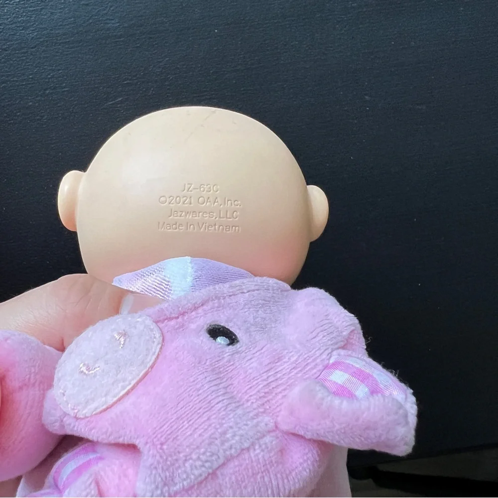 Cabbage Patch Kids Cuties Penny The Pig Doll 9” Pink Costume CPK - Picture 10 of 12